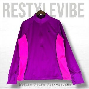 UNDER ARMOUR Women’s Size XL Shirt Top 1/2 Zipper Pullover Training Performance